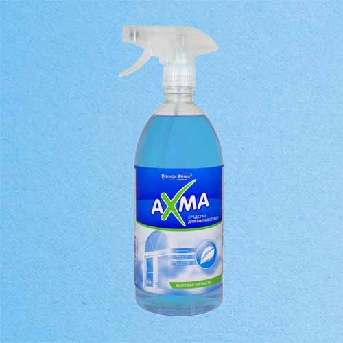 Средство для мытья стекол AXMA 1 л Морская свежесть