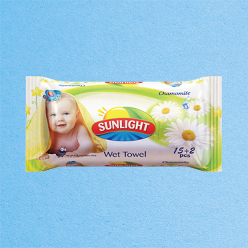 Влажные салфетки SUNLIGHT BABY 17 шт Chamomile