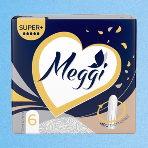 Гигиенические тампоны "Meggi" Super + 6